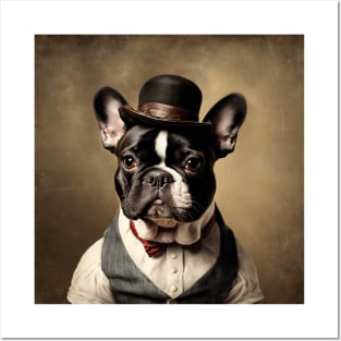 Victorian Dog Portrait Serious Posters and Art